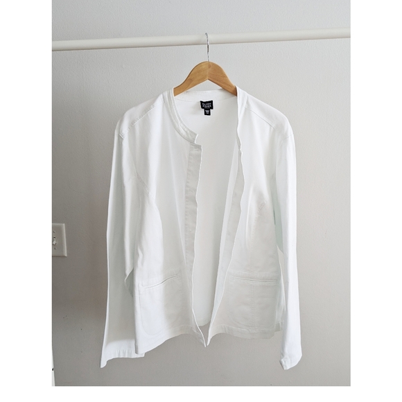 Eileen Fisher Jackets & Blazers - Eileen Fisher White Button Front Jacket